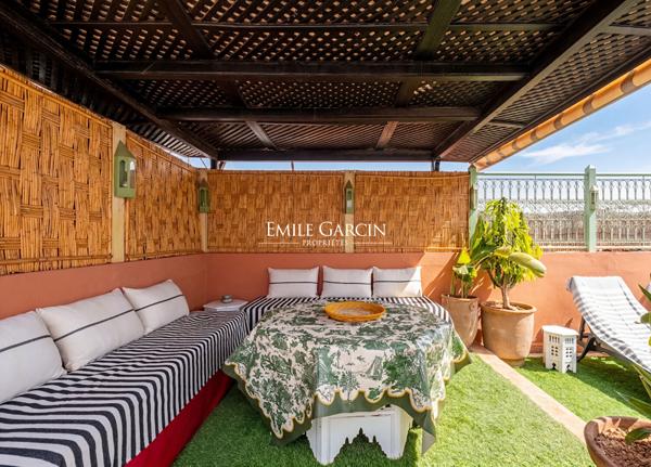 À vendre riad dans le quartier de la Bahia à  Marrakech