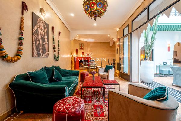 À vendre riad dans le quartier de la Bahia à  Marrakech
