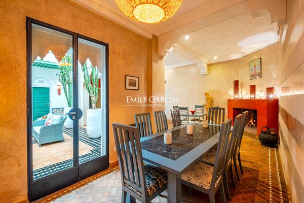 À vendre riad dans le quartier de la Bahia à  Marrakech