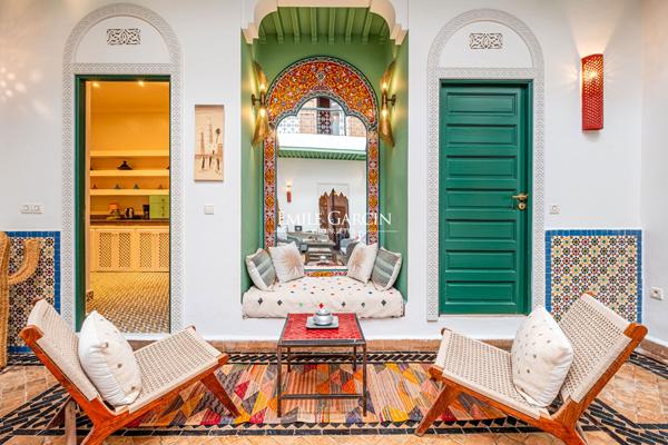 À vendre riad dans le quartier de la Bahia à  Marrakech