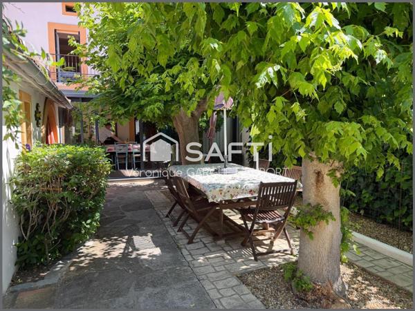 Maison 170m2 en Centre-ville, jardin 900m2, garage, sans vis à vis
