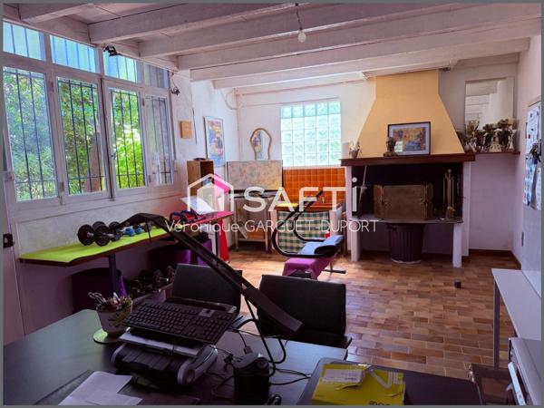 Maison 170m2 en Centre-ville, jardin 900m2, garage, sans vis à vis