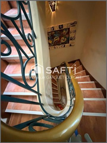 Maison 170m2 en Centre-ville, jardin 900m2, garage, sans vis à vis