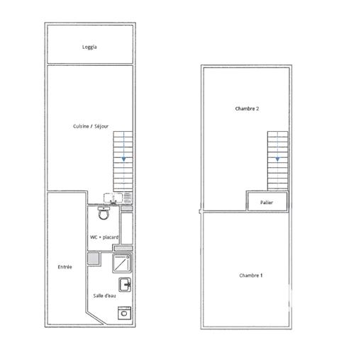 Appartement à vendre 3 pièces 43,44 m² Saint-Hilaire-de-Riez