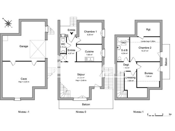 Location Maison 4 pièces 72.64 m² - NOYER Allinges 74200