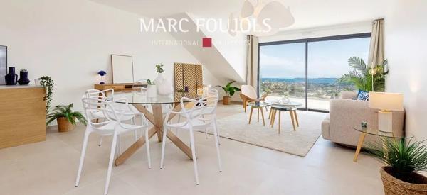 BORMES LES MIMOSAS – appartement rooftop 3 pièces vue mer
