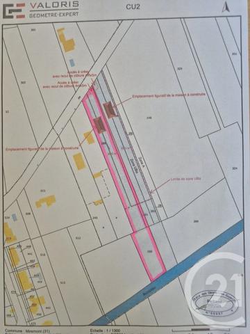 Terrain à vendre  3605 m 2   MIREMONT  - 31
