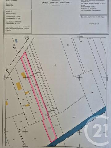 Terrain à vendre  3605 m 2   MIREMONT  - 31