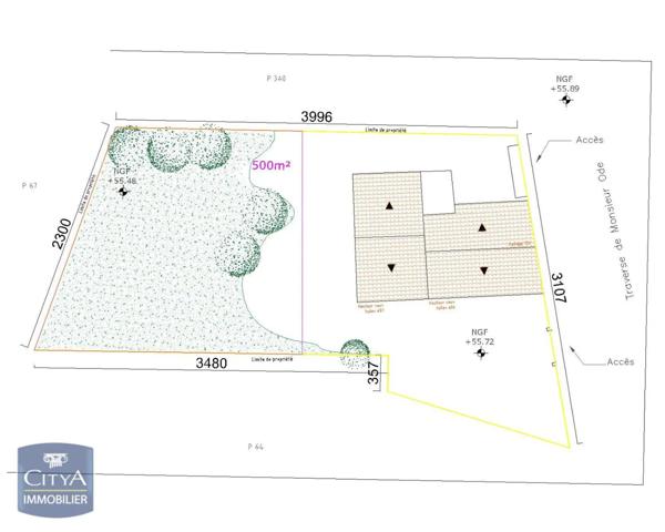 Terrain à vendre 500m²
