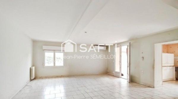 Maison 100m²  3 chambres double garage + jardinet