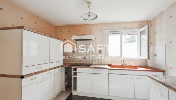 Maison 100m²  3 chambres double garage + jardinet