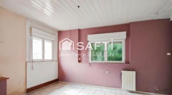 Maison 100m²  3 chambres double garage + jardinet