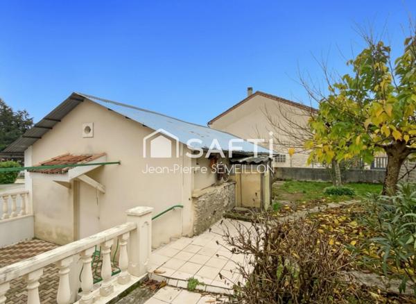 Maison 100m²  3 chambres double garage + jardinet