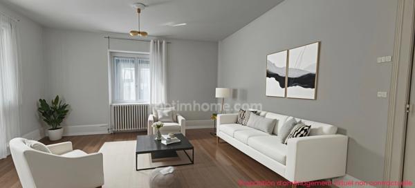 90000 BELFORT CENTRE- MAISON DE MAITRE- 6 PIECES- 5 CHAMBRES- SOUS SOL COMPLET- PARKING- TERRASSE- CALME