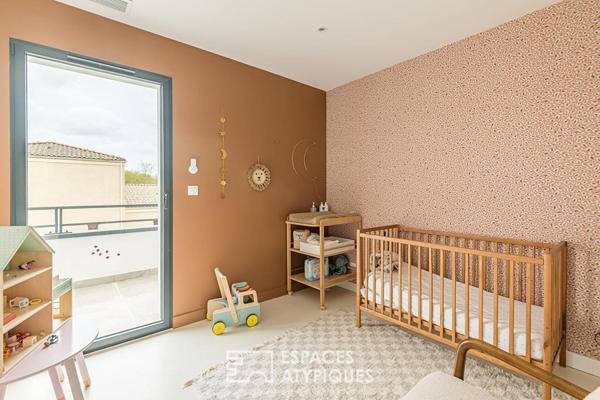 Maison contemporaine avec piscine