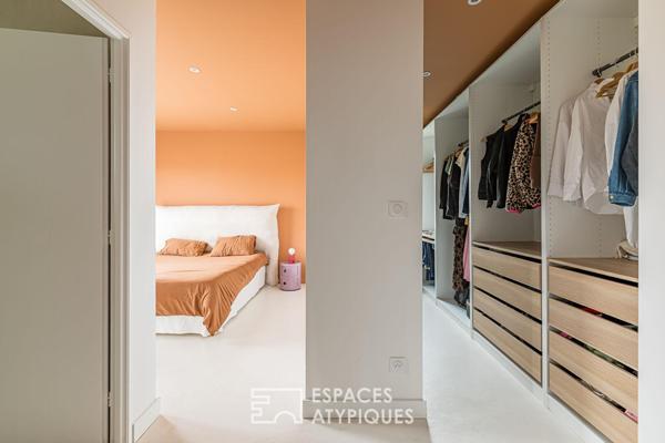 Maison contemporaine avec piscine