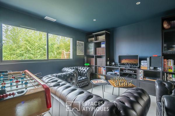 Maison contemporaine avec piscine