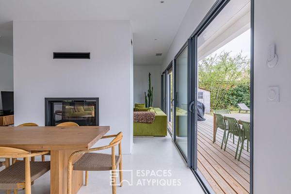 Maison contemporaine avec piscine