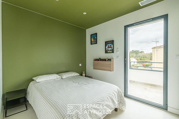 Maison contemporaine avec piscine