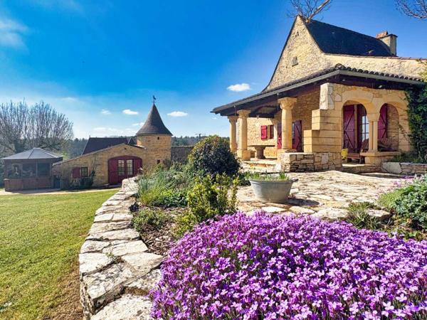 Maison ancienne - Sarlat-la-caneda SUD SARLAT- Maison périgourdine avec maison d'amis et piscine