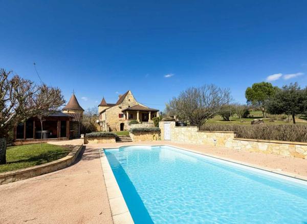 Maison ancienne - Sarlat-la-caneda SUD SARLAT- Maison périgourdine avec maison d'amis et piscine