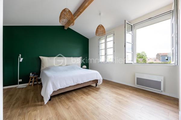 Situé sur le secteur recherché de Nansouty, venez découvrir ce charmant duplex de 90 m² (77 m² loi Carrez) intégralement rénové avec soin en 2023 qui prend place au sein d'un immeuble en pierre ravalé.

La configuration de l'appartement est la suivante : 
Rez-de-chaussée : salon, cuisine aménagée et équipée, un WC
Premier étage : une première grande chambre avec une belle hauteur sous plafond et sa propre salle d'eau, une deuxième chambre, un bureau, une deuxième salle d'eau et un WC

Outre le goût développé dans le cadre de cette rénovation à travers le choix des matériaux (parquet, tomettes, travertin, terrazzo), la réalisation d'aménagement sur-mesure (escalier avec rangements intégrés) et la qualité des équipements, cet appartement saura également vous séduire car il est baigné de lumière naturelle grâce à sa double exposition et ses nombreuses ouvertures/puits de jour.

Une place de parking sécurisée avec borne de recharge complète ce bien.

Petite copropriété, pas de frais à prévoir (dernière assemblée générale en mars 2026).

Côté commerces et restaurants vous aurez l'embarras du choix puisque vous êtes seulement à 10 min à pied de la place Nansouty et de la Barrière de Bègles.

Vous êtes également à proximité des transports en commun avec entre autres :
Arrêt Pelleport (ligne 9) pour rejoindre la gare Saint-Jean en 10 min de bus
Arrêt Caserne Nansouty (ligne 15) pour rejoindre le centre-ville en 20 min de bus