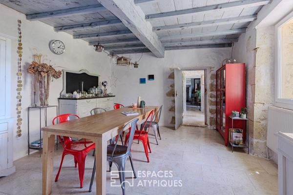 Maison gersoise de caractère avec gîtes et piscines