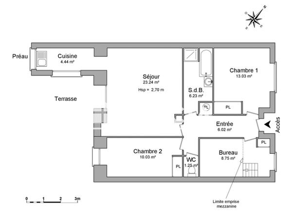 Location Maison 4 pièces 72.99 m² - 86 RUE LAPEROUSE Rochefort 17300