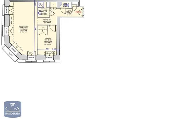 Appartement à louer 2 pièces 50.16m² Toulon (83000)