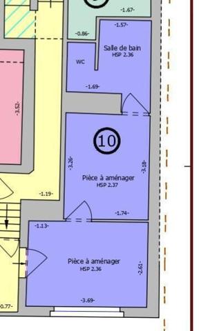 T1 BIS de 23 m² à rénover + remise et place de stationnement