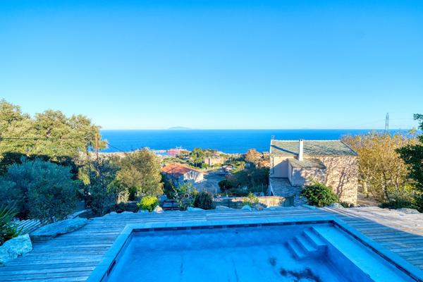 Maison Bastia - Cardo 5 pièces 170 m2 - terrain 975 m2 avec piscine vue mer