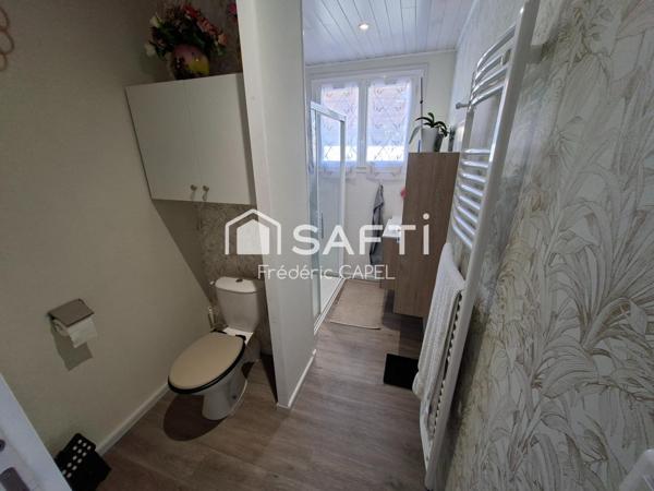 Maison 4 pièces et garage.