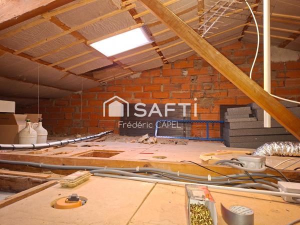 Maison 4 pièces et garage.