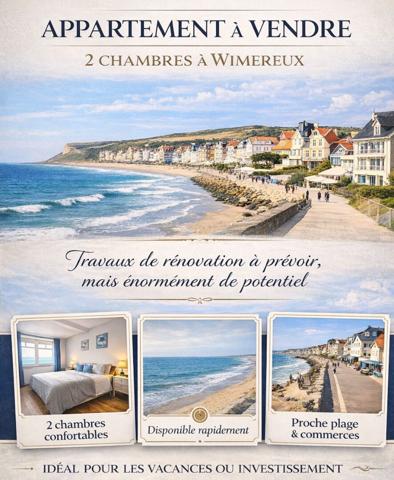 Appartement Wimereux 3 pièce(s) 70 m2