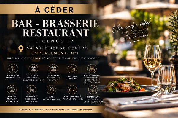 Fonds De Commerce
        
        - 160 m² 145 900 € *