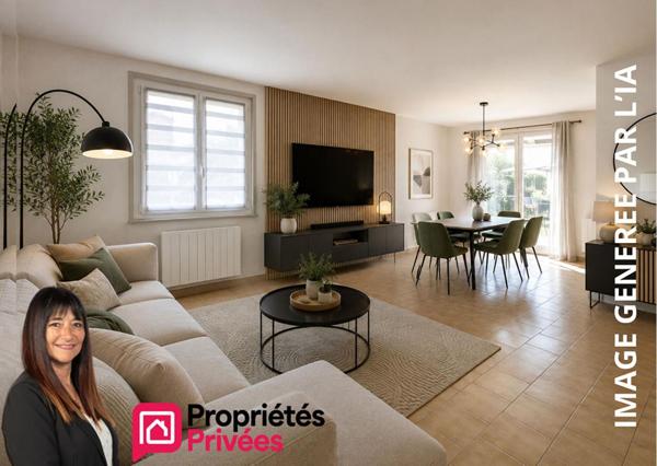 Maison Le Coteau avec 3 chambres et terrain clos