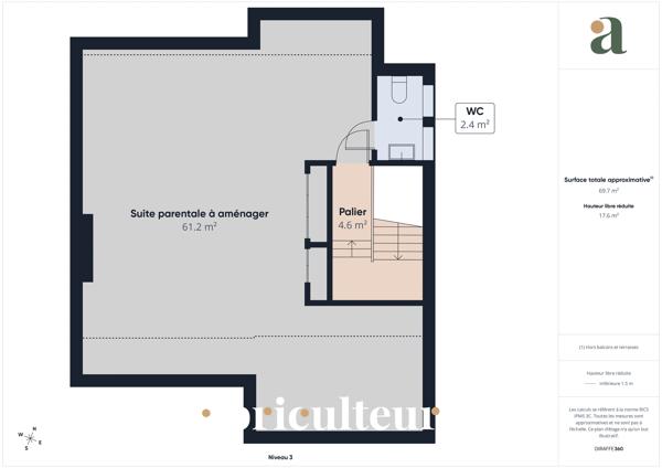 Maison aux beaux volumes Avenue Privée Jardin Garage double et places de parking en vente à Nantes (44000)