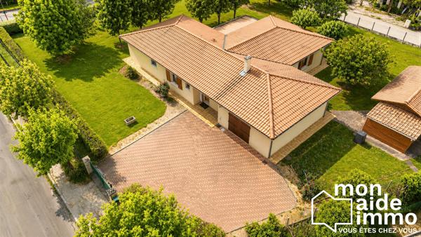 Maison de plain-pied de 150m² avec garage sur 1500m² de terrain
