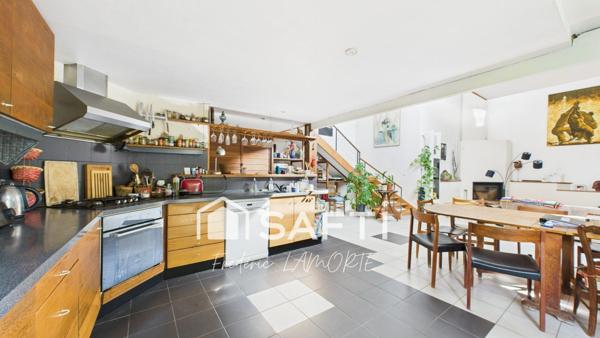 4 chambres, jardin, garage, quartier St Nicolas