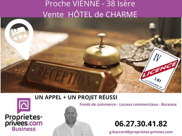 VIENNE - Murs Commerciaux, Hôtel de charme 12 chambres