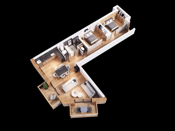 Appartement dans Les Deux Alpes