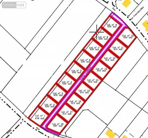 Terrain à Batir à vendre à Châteaudun dans l'Eure-et-Loir (28200), ref : RCS/822