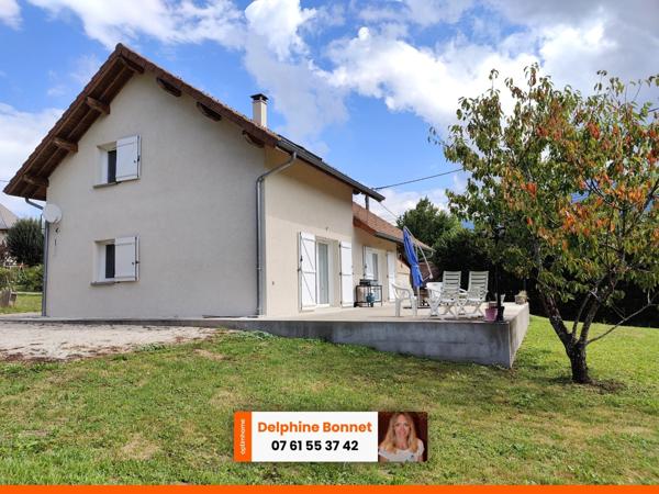 Maison récente 5P 109 m2 avec terrain de 950 m2 au calme sur les hauteurs des Echelles