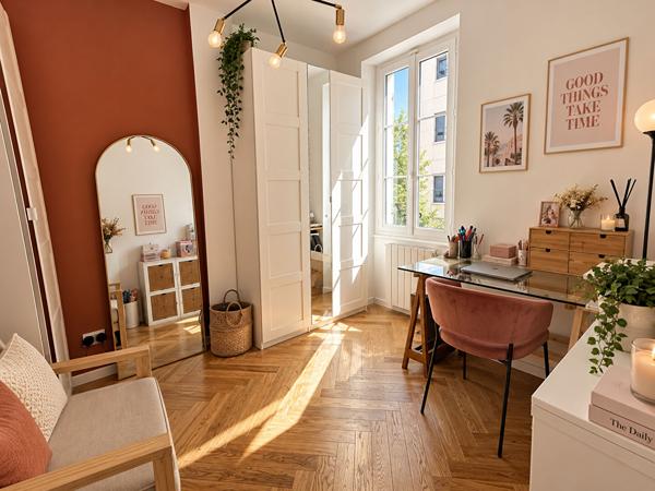 Appartement T3 - Meublé de 55m² - Carré d'Or - Marseille 8ème - Disponible 1er décembre