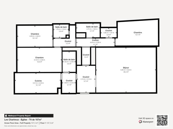 Appartement à vendre 4 pièces MARSEILLE 4EME ARRONDISSEMENT (13)