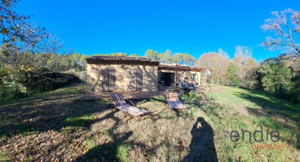 LORGUES villa plain pied 3 chambres sur 2383 m² clos