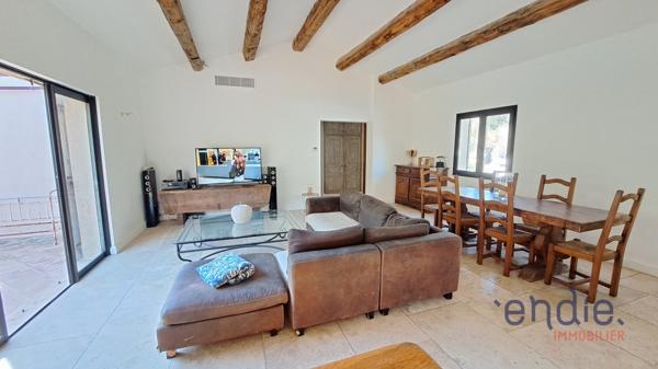 LORGUES villa plain pied 3 chambres sur 2383 m² clos