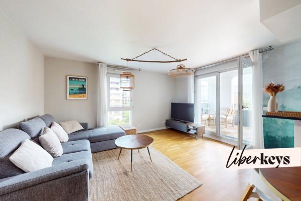 3 pièces 68 m² avec loggia au calme — Parking et cave