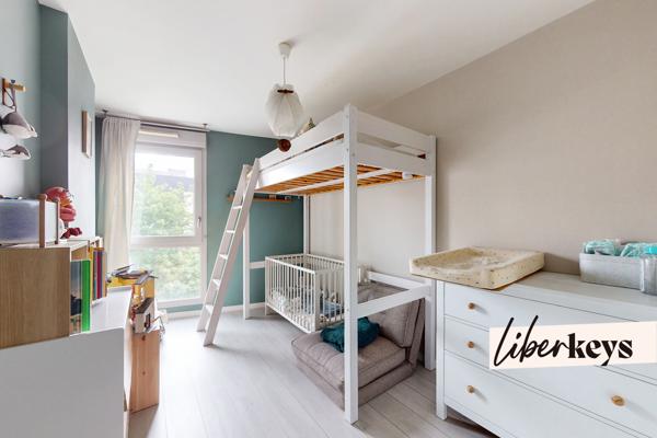 3 pièces 68 m² avec loggia au calme — Parking et cave