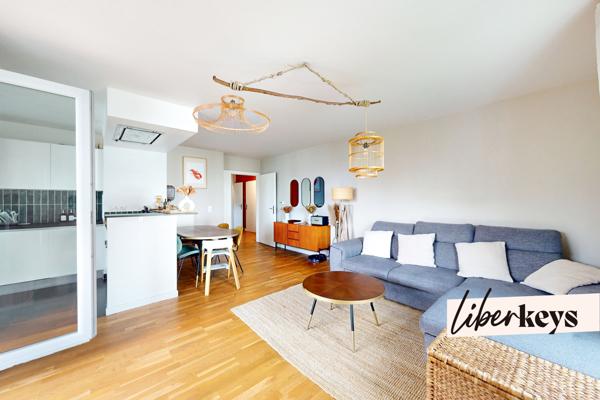 3 pièces 68 m² avec loggia au calme — Parking et cave